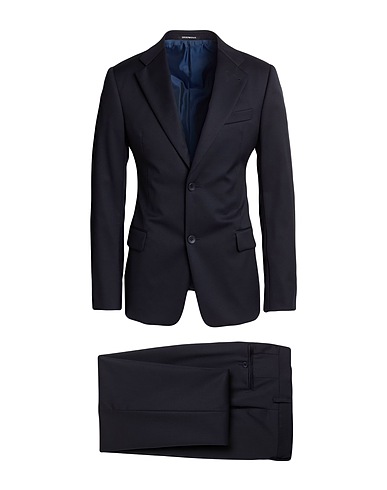 EMPORIO ARMANI スーツ EXECUTIVE LINE ミッドナイトブルー バージンウール 99% / ポリウレタン 1%