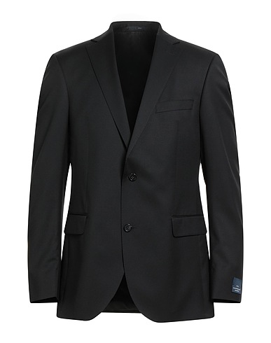 EDUARD DRESSLER Blazer Black 100% Virgin Wool