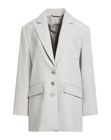 SELECTED FEMME Blazer Light grey 50% Recycled polyester, 41% EcoVero™ viscose, 9% Polyester