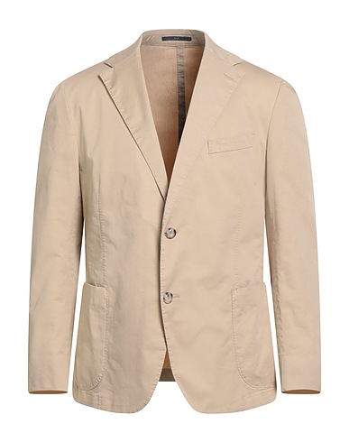 EDUARD DRESSLER Blazer Beige 97% Cotton, 3% Elastane