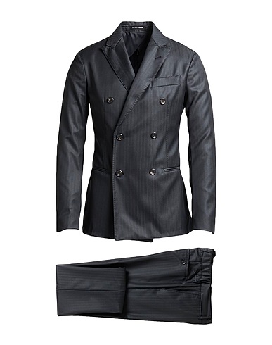 EMPORIO ARMANI Suits Charcoal 100% Virgin Wool