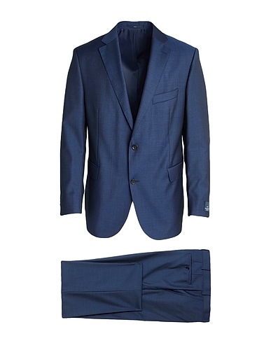 EDUARD DRESSLER Suits Navy blue 100% Virgin Wool