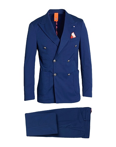 BHARNABA Suits Navy 66% Cotton, 31% Polyamide, 3% Elastane