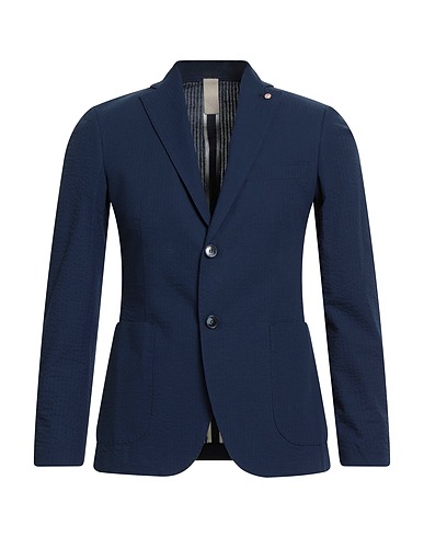 QB24 Blazer Navy blue 100% Cotton
