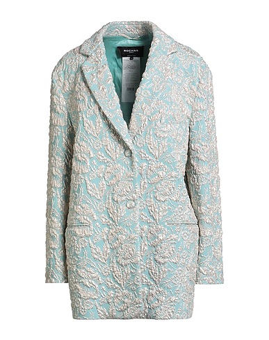 ROCHAS Blazer Sky blue 48% Polyester, 47% Polyamide, 5% Elastane