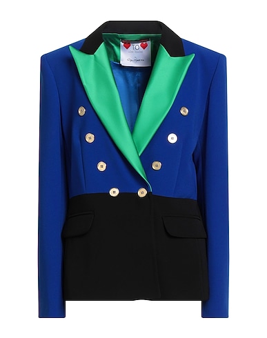 GAI MATTIOLO Jackett LOVE TO LOVE Blau 96% Polyester, 4% Elastan