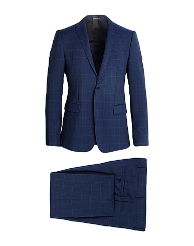 EMPORIO ARMANI Suits DAVID LINE Navy 97% Wool, 3% Cashmere