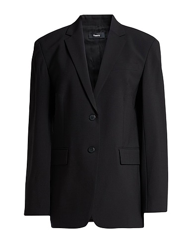 THEORY Blazer Black 96% Wool, 4% Elastane