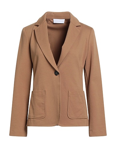 DIANA GALLESI Blazer Camel 65% Viscose, 30% Polyamide, 5% Elastane