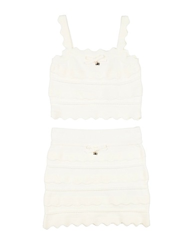 ELISABETTA FRANCHI Completo Bambini LA MIA BAMBINA Panna 72% Viscosa, 28% Poliestere