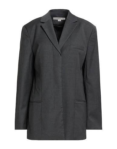 REMAIN BIRGER CHRISTENSEN Blazer Grey 44% Polyester, 41% Viscose, 12% Wool, 3% Elastane