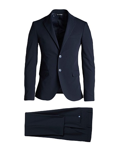 ALESSANDRO GILLES Suits Midnight blue 65% Wool, 30% Viscose, 5% Elastane