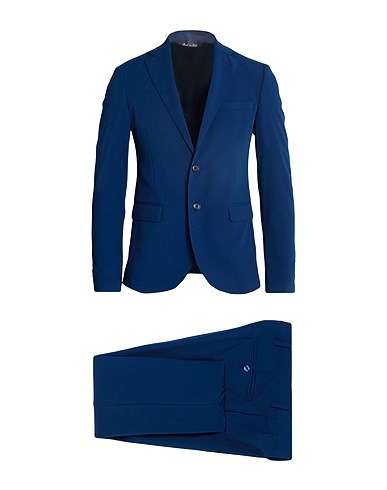 ALESSANDRO GILLES Abito Blu 65% Lana, 30% Viscosa, 5% Elastan