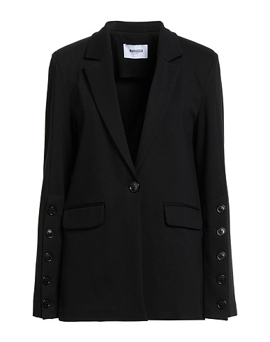 MARIUCCIA Blazer Black 65% Viscose, 30% Nylon, 5% Elastane