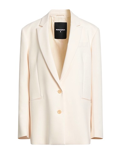 PATRIZIA PEPE Blazer PANNA 77% Polyester, 17% Viscose, 6% Elastane
