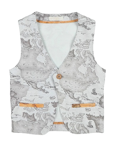 ALVIERO MARTINI 1a CLASSE Suit vest JUNIOR Light grey 94% Cotton, 6% Elastane