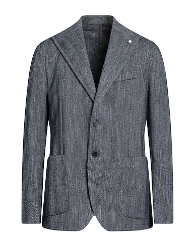L.B.M. 1911 Blazer Navy blue 100% Cotton
