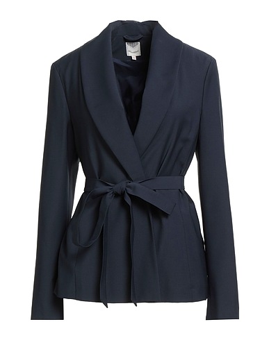 CAMICETTASNOB Blazer Navy blue 52% Wool, 45% Polyester, 3% Elastane