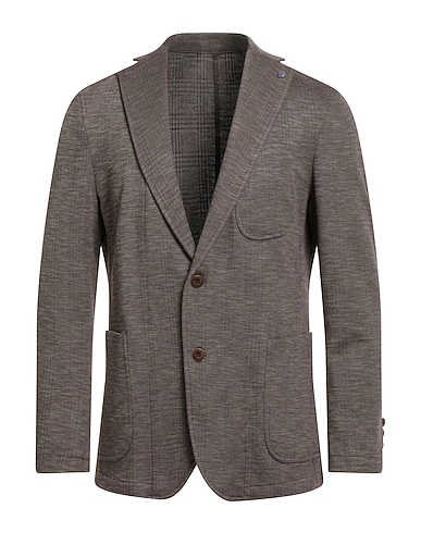 BARBATI Blazer Brown 37% Viscose, 23% Cotton, 23% Polyester, 14% Polyamide, 3% Elastane