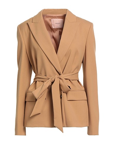 TWINSET Blazer Camel 58% Polyester, 21% Wool, 17% Viscose, 4% Elastane