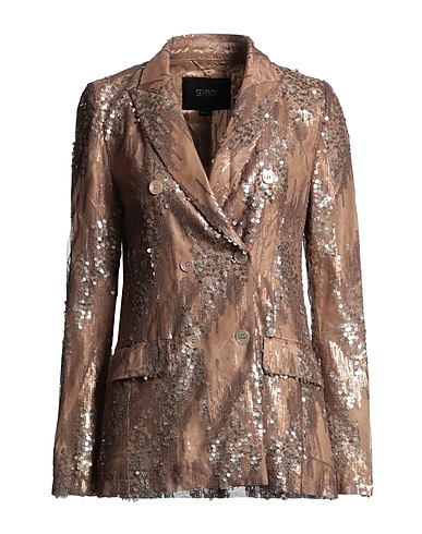 SEVENTY VENEZIA Blazer Copper 100% Polyester