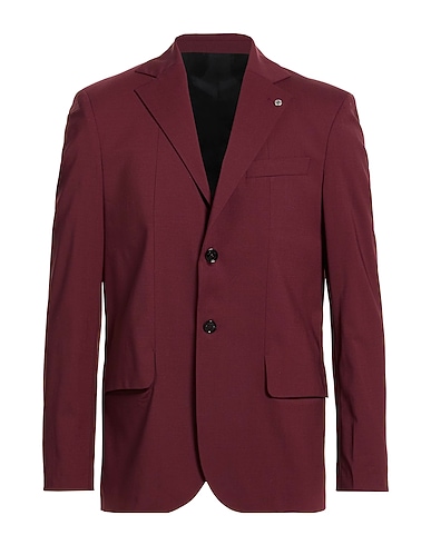 LIU •JO MAN Veste Prune 54% Polyester, 44% Laine, 2% Élasthanne