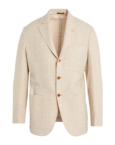 SARTORIO Blazer Beige 57% Alpaca wool, 31% Polyamide, 12% Linen