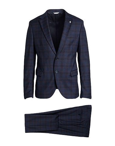 MANUEL RITZ Suits Midnight blue 98% Wool, 2% Elastane