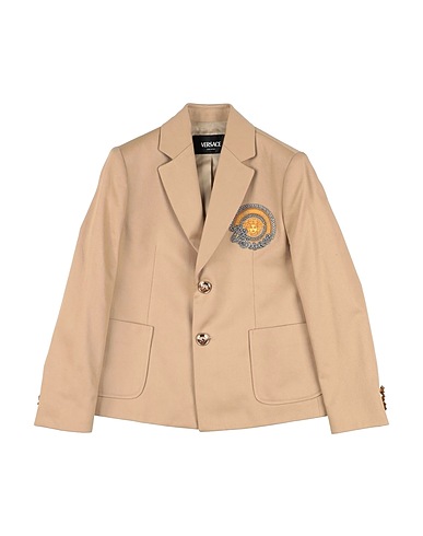 VERSACE YOUNG Blazer Sand 100% Cotton, Viscose, Polyester