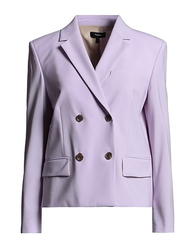 THEORY Jackett Lila 96% Wolle, 4% Elastan