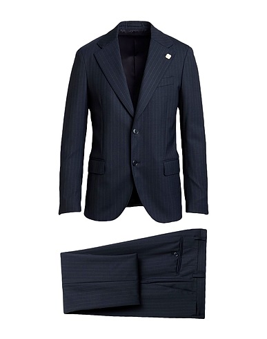 LARDINI Abito Blu notte 55% Lana Vergine, 41% Poliestere, 4% Elastan