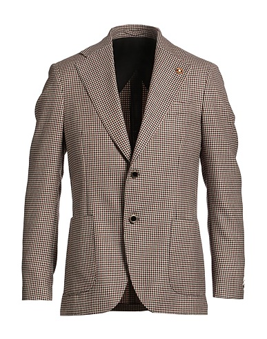 LARDINI Blazer Beige 100% Wool