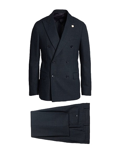 LARDINI Suits Midnight blue 73% Wool, 27% Polyester