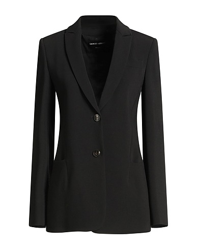 GIORGIO ARMANI Blazer Black 96% Viscose, 4% Elastane