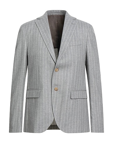 SEVENTY VENEZIA Blazer Grey 62% Virgin Wool, 24% Polyamide, 9% Acrylic, 4% Cashmere, 1% Elastane