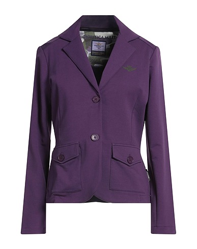 AERONAUTICA MILITARE Blazer Purple 95% Cotton, 5% Elastane