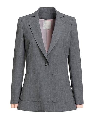 KING KONG Blazer Grey 68% Polyester, 28% Viscose, 4% Elastane