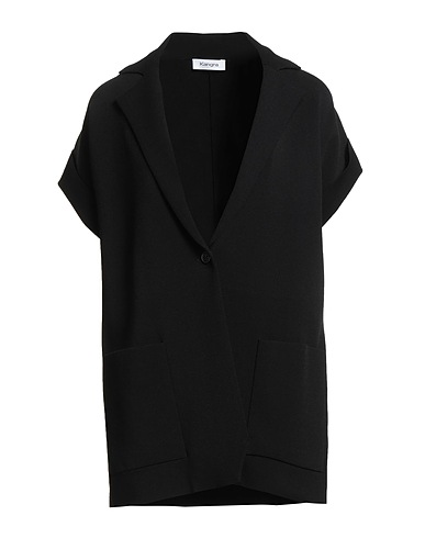 KANGRA Giacca Nero 100% Viscosa