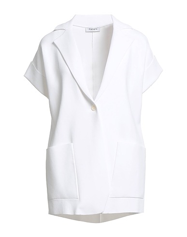 KANGRA Giacca Bianco 100% Viscosa