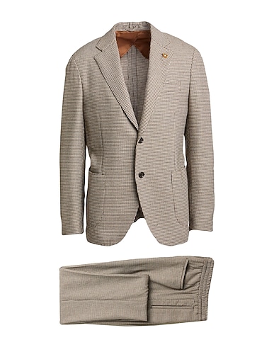 LARDINI Suits TESTA DI MORO 70% Viscose, 30% Wool