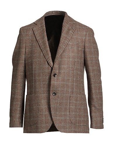 LARDINI Blazer Chocolate brown 95% Virgin Wool, 5% Cashmere
