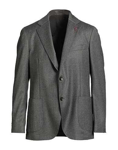 LARDINI Blazer Charcoal 89% Wool, 10% Cashmere, 1% Elastane