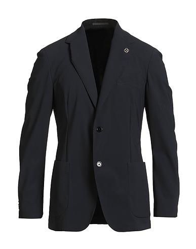 LARDINI Blazer Midnight blue 74% Polyamide, 26% Elastane