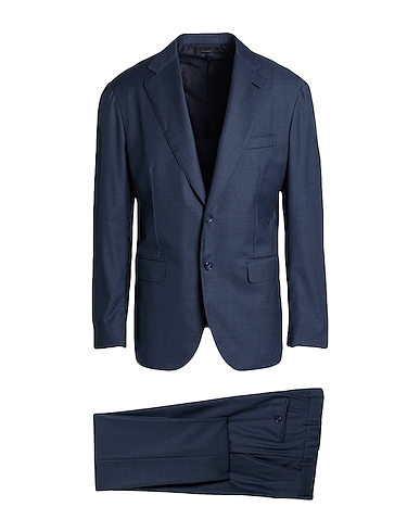 BRIONI Suits Navy blue 100% Virgin Wool