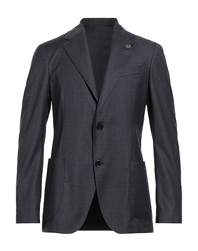 LARDINI テーラードジャケット ネイビー ウール 100%