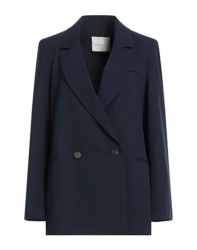 SOUVENIR Blazer Midnight blue 63% Polyester, 33% Viscose, 4% Elastane