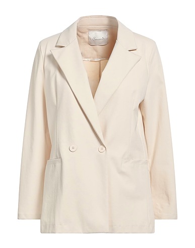 SOUVENIR Blazer Cream 62% Cotton, 38% Polyamide