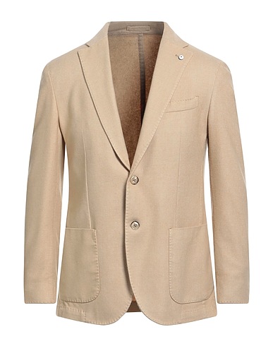 L.B.M. 1911 Blazer Beige 77% Virgin Wool, 20% Polyester, 3% Cashmere