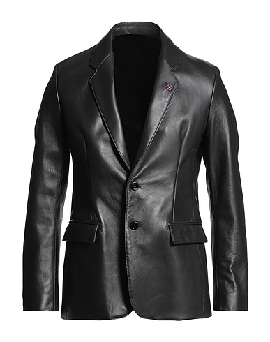 LARDINI Blazer Black 100% Lambskin
