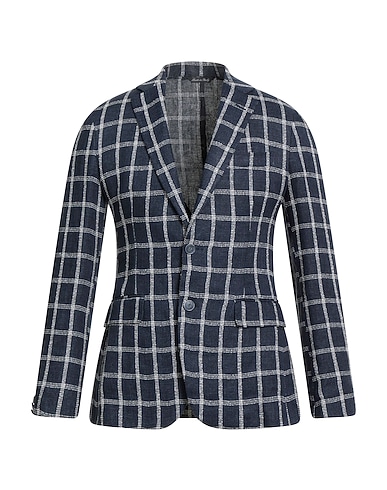 BRIAN DALES Blazer Navy 75% Linen, 20% Cotton, 5% Polyamide